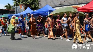 Tourists visiting Costa Rica