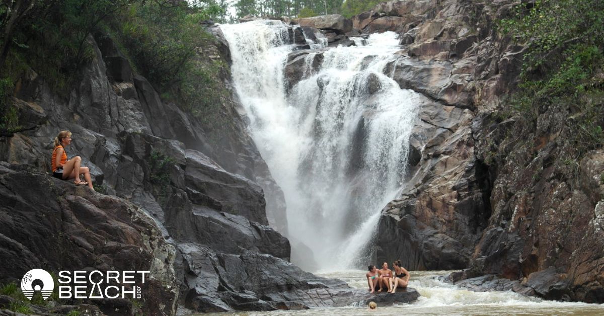 A beautiful waterfall in Belize