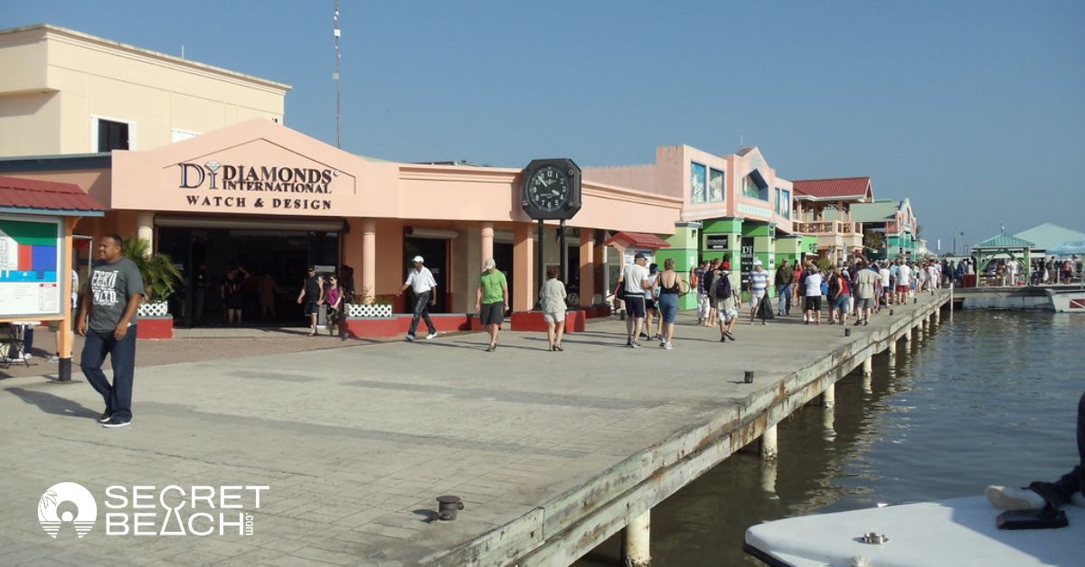 tourists visiting Belize